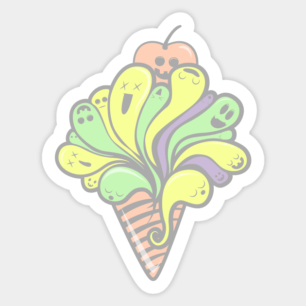 I Scream for Ice cream Sticker by ORTEZ.E@GMAIL.COM